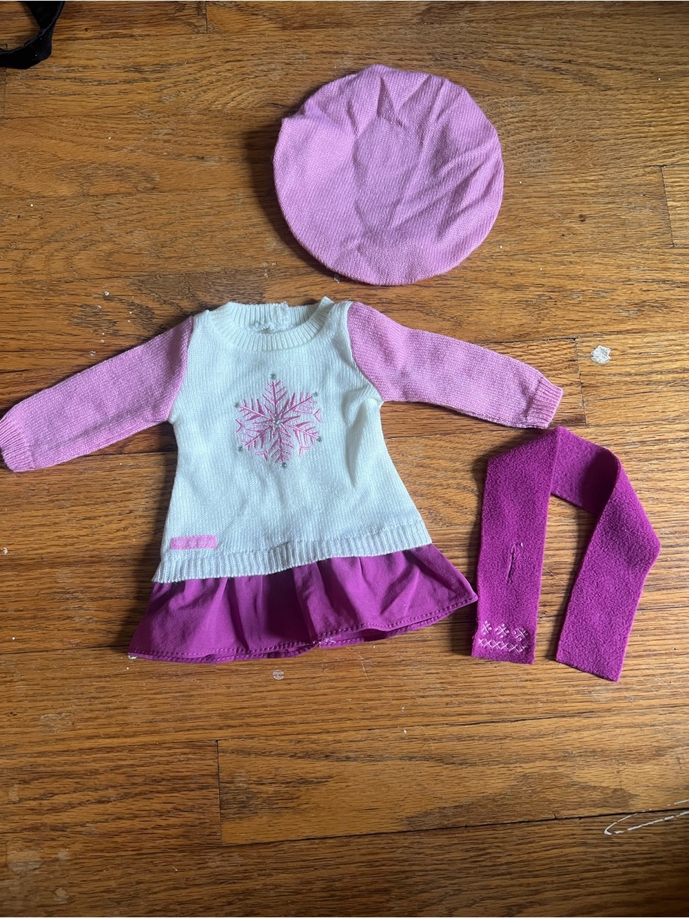 RETIRED american girl snow good to see you outfit set